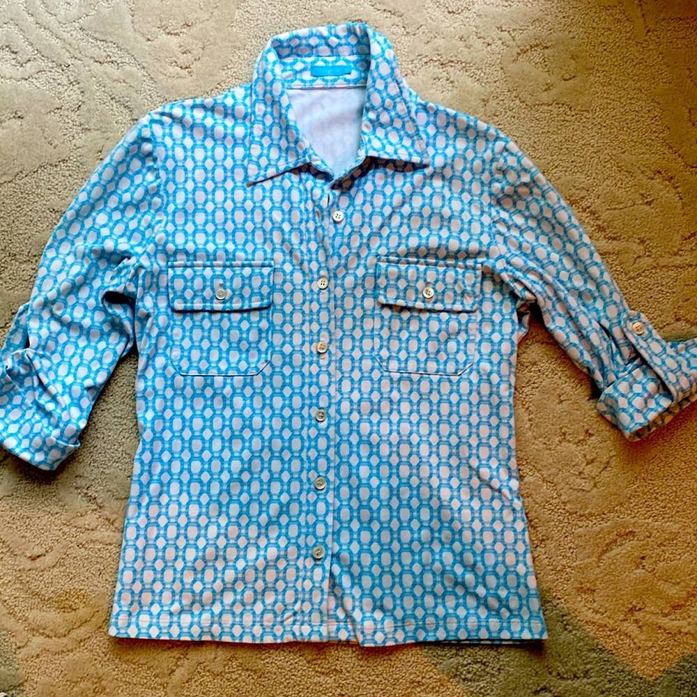 J McLaughlin button down blouse